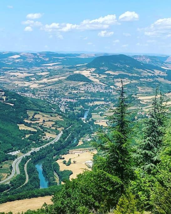Panoramique Balcon Wifi Centre-Ville Millau Exteriör bild