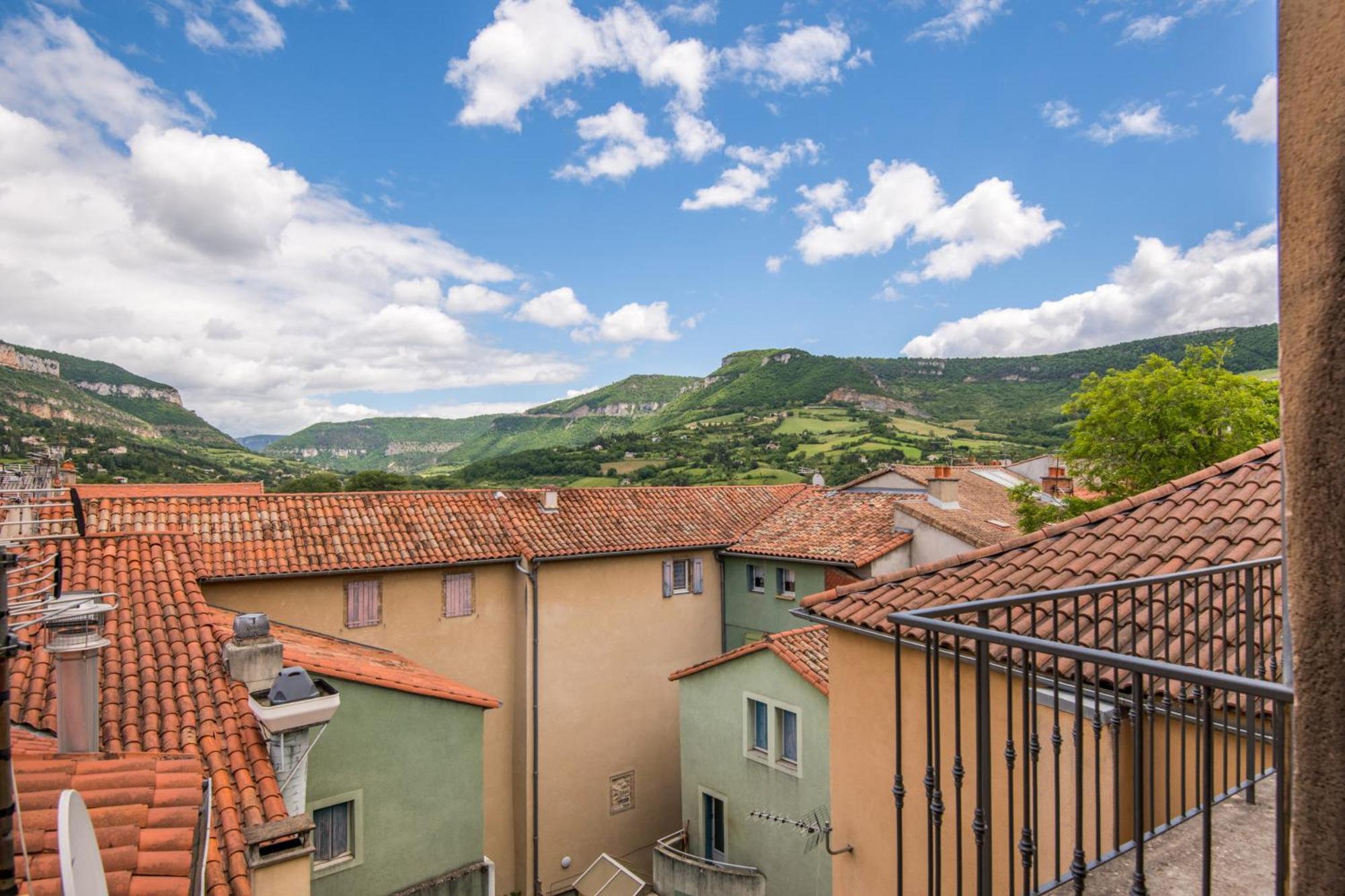 Panoramique Balcon Wifi Centre-Ville Millau Exteriör bild
